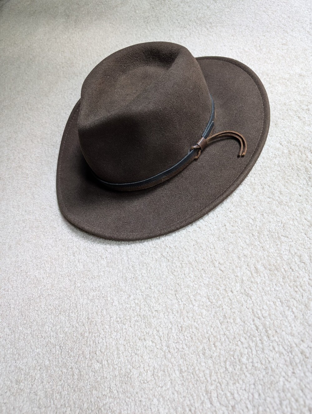 Country Gentleman Outback Brown Felt Rancher Hat